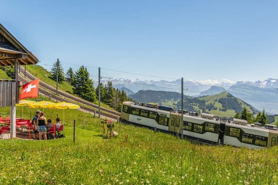 Lucerne: Boat Trip, Mount Rigi Train, & Mineral Baths Ticket - Rigi Kulm and the 360-degree summit view