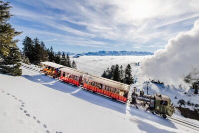 Boat Trip, Mount Rigi Train, & Mineral Baths Ticket