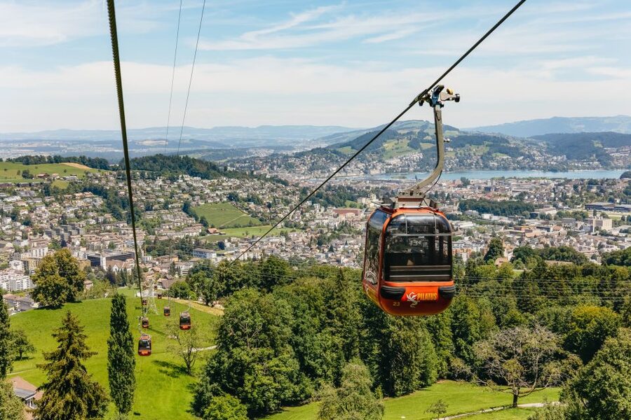Lucerne: Mt. Pilatus Cable Car, Cogwheel Train & Lake Cruise - The Cogwheel Railway Descent