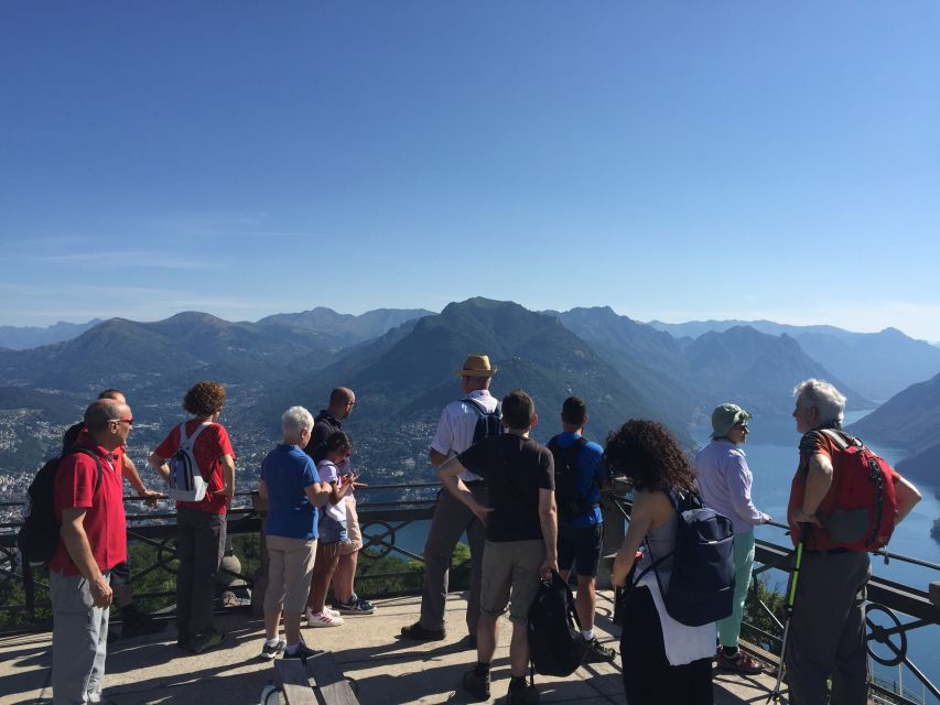 Lugano: 3-Hour Monte San Salvatore Tour with Funicular Ride - Reaching the summit and the 360-degree view