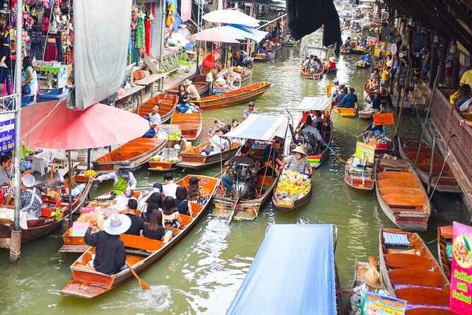 Maeklong Railway Market and Damnoen Saduak Floating Market Tour From Bangkok - Two markets, two very different shows