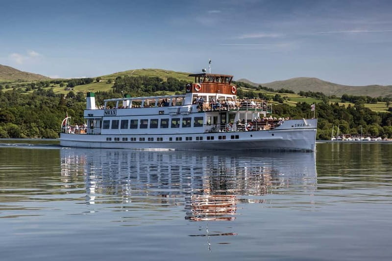 Manchester: Lake District Tour with Lake Cruise & Train Ride - Windermere cruise and Bowness time