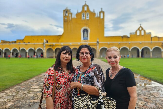 Mayan Train Adventure Chichen Itza Cenote and Izamal - Walking through yellow Izamal