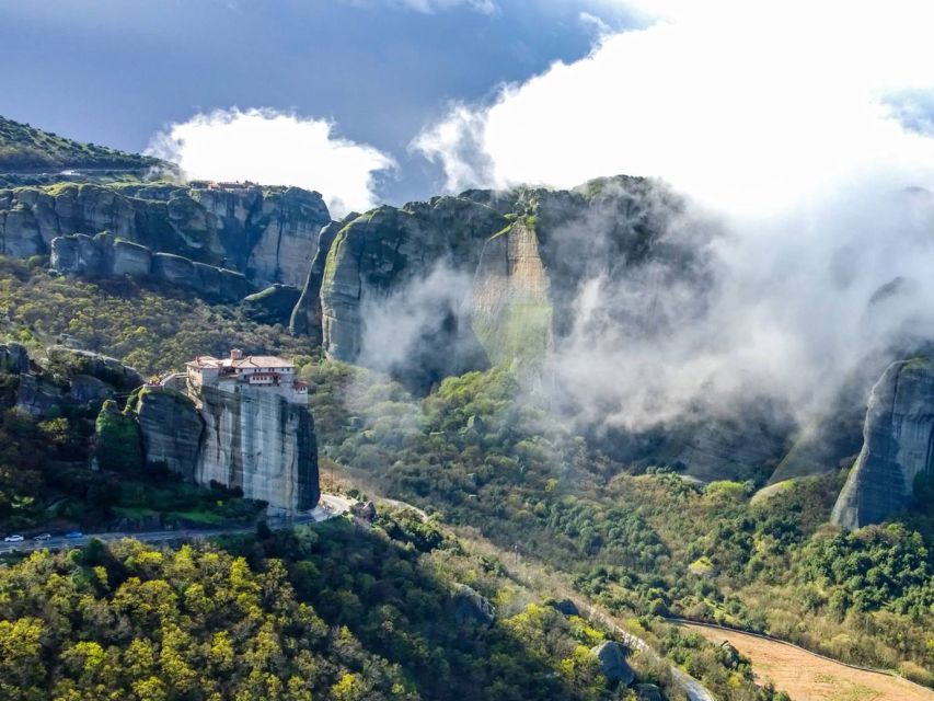 Meteora: 2-Days Train Tour from Thessaloniki - Local Agency - Day one: reaching Kalabaka and watching the rocks at sunset