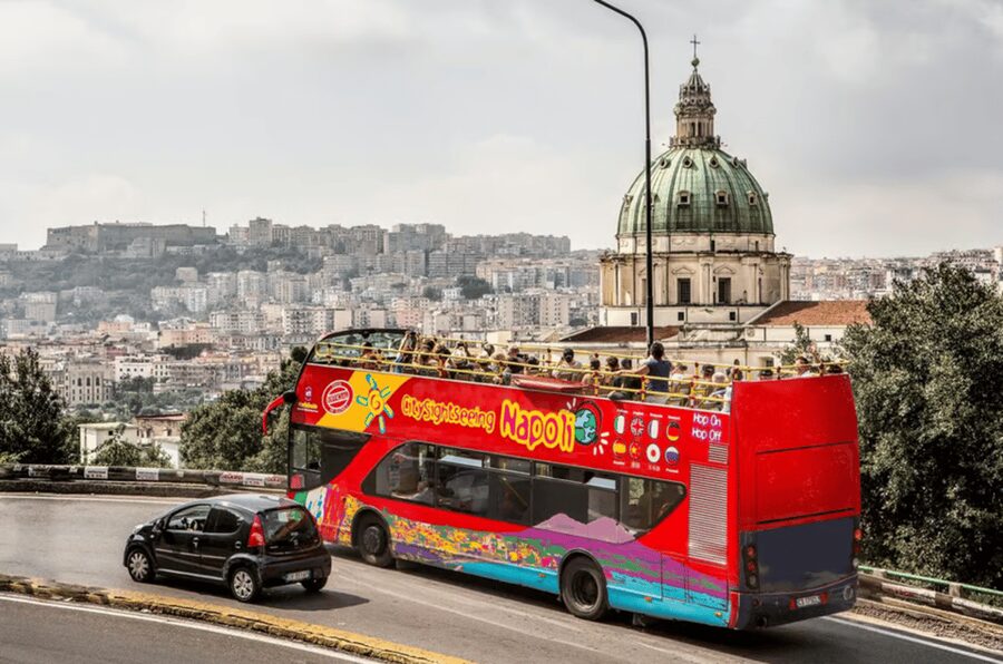 Naples: Hop-On Hop-Off Bus Tour with Train from Salerno - Key points at a glance