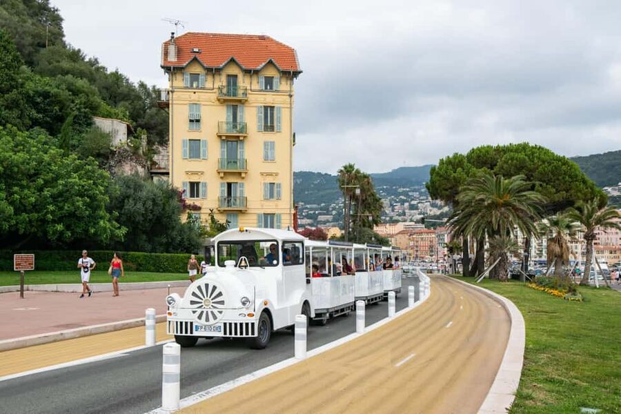 Nice: A gentle ride on a small electric train with panoramic views - Starting beside the Promenade des Anglais