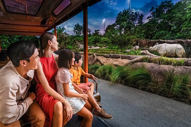 Night Safari Tickets with Tram Ride - The open-air tram ride and live commentary