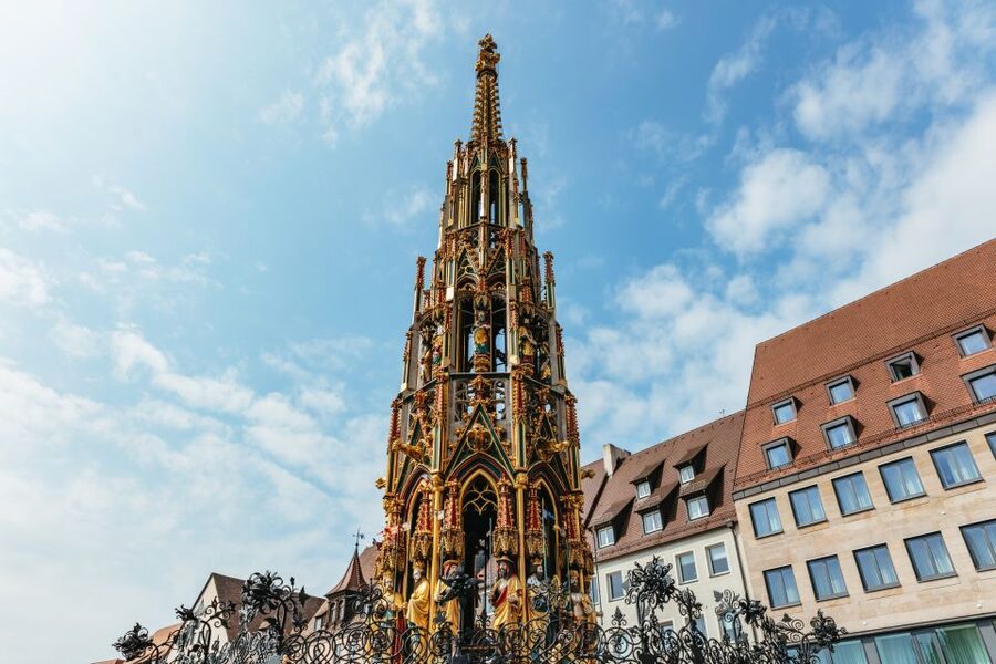 Nuremberg: City Tour with the Bimmelbahn Train - St. Lawrence Church and the central churches