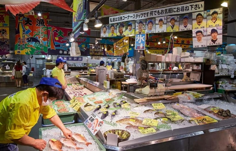 Osaka: Wakayama Cat Train, Seafood market, Hot Springs Tour - Toretore Onsen and the practical bathing decision