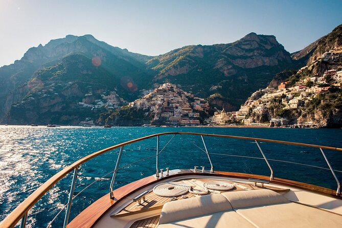 Positano & Amalfi Small Group Boat Tour from Rome with Fast Train - Ieranto Bay, Li Galli, Nerano, and Praiano
