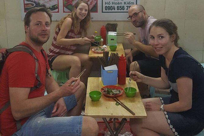 Private Hanoi Food Tour with Train Street and Local Delights - Timing, meeting point, and walking demands