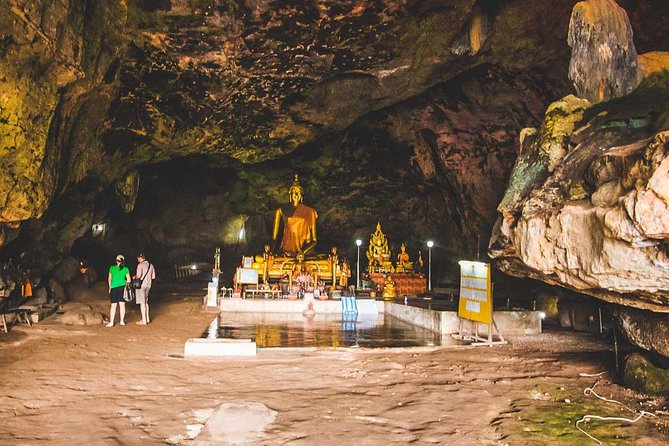 Private Historic River Kwai Death Railway, War Cemetery and Hellfire Pass Tour - Tham Kra Sae Bridge and its small Buddha cave