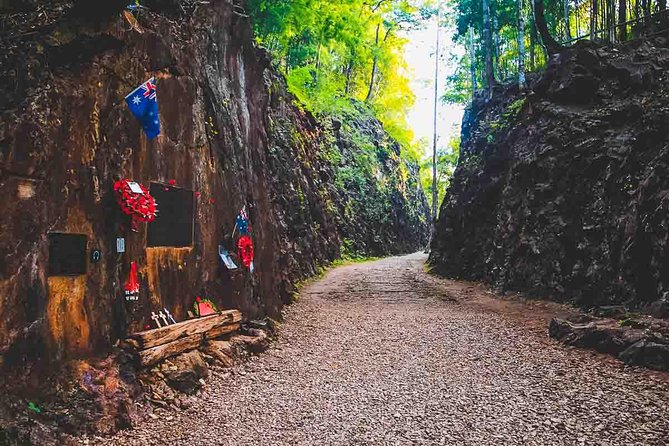 Private Historic River Kwai Death Railway, War Cemetery and Hellfire Pass Tour - Walking across the Bridge over the River Kwai