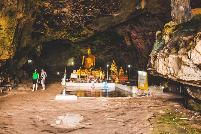 Private Tour: Death Railway, Hellfire Pass and Erawan Waterfall - Krasae Cave and the railway beside the river