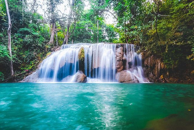 Private Tour: Death Railway, Hellfire Pass and Erawan Waterfall - Erawan Waterfall and its seven pools