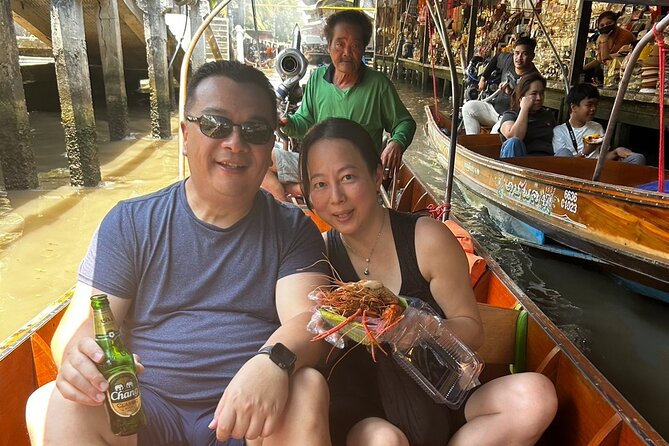 Private Tour Maeklong Railway and Damnoen Saduak Floating Market - Ban Ka Long: salt fields before the train