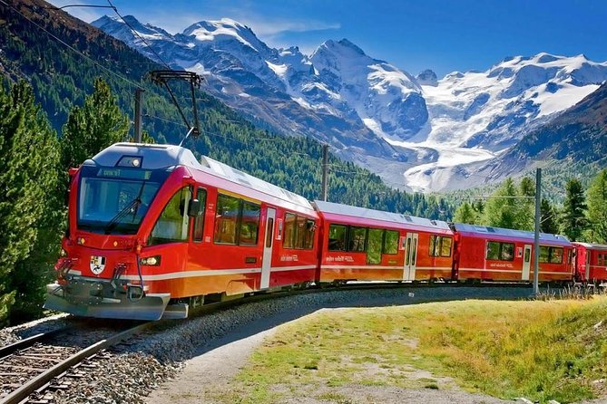 Private tour to Bernina train & Lake Como. Hotel pick-up - The road north from Milan