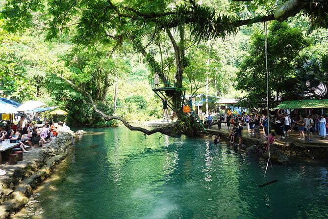 Private Tour Vientiane - VangVieng by Express Train - Tham Phu Kham Cave and Blue Lagoon