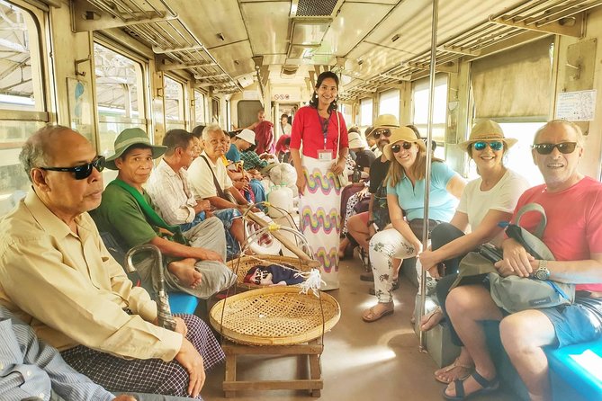 Private Yangon Day Tour with Circular Train - The circular train: a short ride with a useful warning