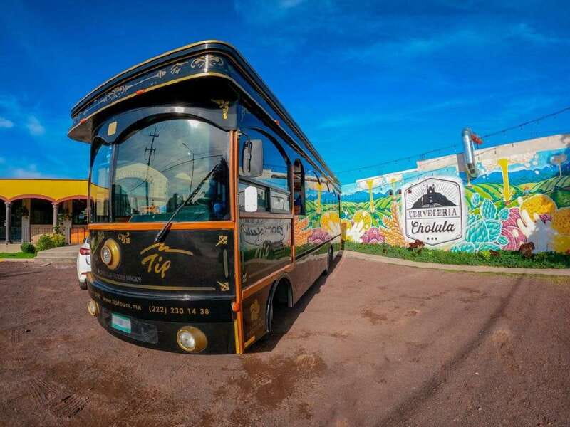 Puebla: Cholula Craft Beer Tour by Tram - Three stops for nine different beers