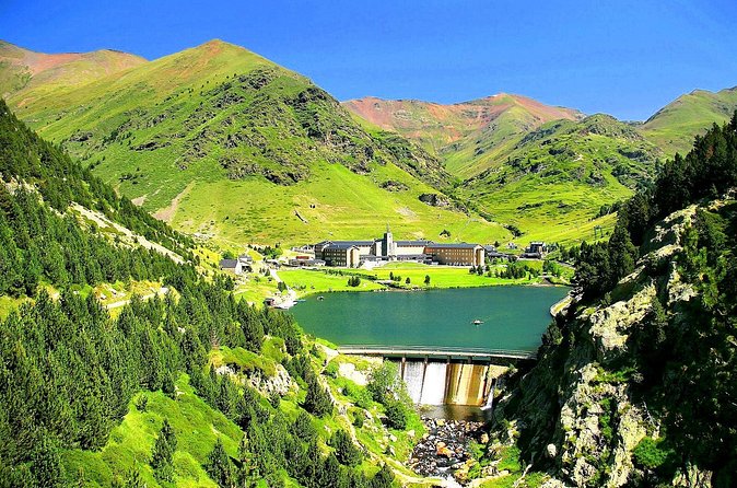 Pyrenees Private Tour from Barcelona with Easy Hike & Cogwheel Train - A medieval Pyrenees village before the ride home