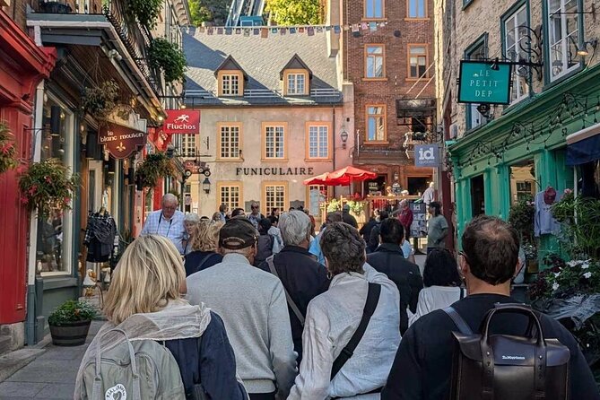 Quebec City Scenic Walking Tour with 1 Funicular Ride - Petit Champlain, Canada’s oldest commercial street