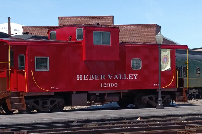 Ride the Heber Valley 1899 Railroad and see Deer Creek Reservoir - A short stop at Heber Valley Artisan Cheese
