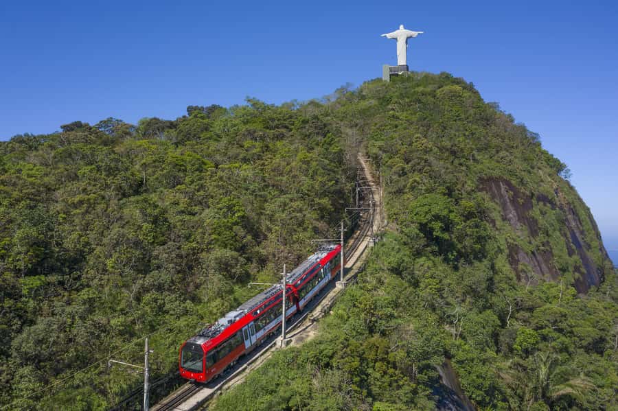 Rio: Christ Redeemer by Train & City Highlights Morning Tour - The view from Rio’s most famous statue