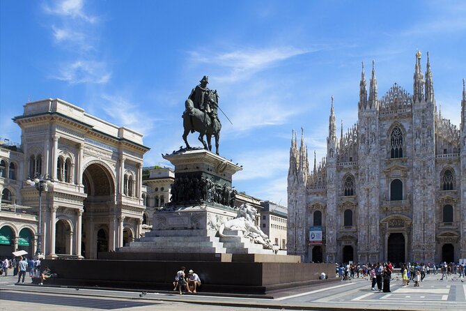 Rome to Milan by Rail: Private Day Tour – Art, History & Style - Piazza del Duomo and Milan’s Gothic centerpiece