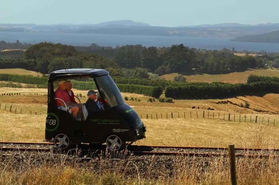 Rotorua Railcruising: Self-Drive Rail Car with Audio Guide - A slow ride with the controls in your hands