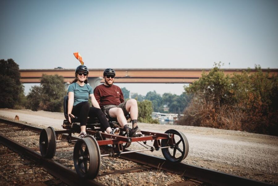 Sacramento: Yolo Countryside Guided Rail Bike Tour - Starting at the Sacramento riverfront station