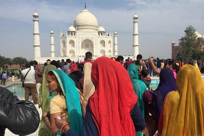 Same Day Taj Mahal and Agra Tour by Fastest Train from Delhi - Three hours at the Taj Mahal
