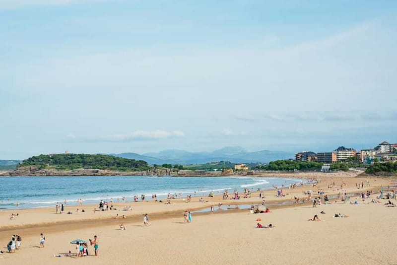 Santander: City Sightseeing Hop-On Hop-Off Bus Tour & Train - Parque de las Llamas and the cathedral