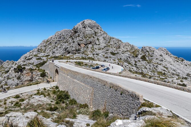 Scenic tour by Train, Tram and Boat through the lakes - The tram beside Port de Sóller