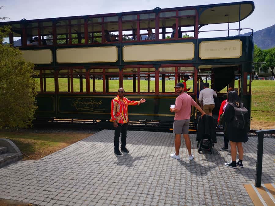 SCHEDULED FRANSCHHOEK WINE TRAM EXPERIENCE (by group size) - Choosing your vineyard stops