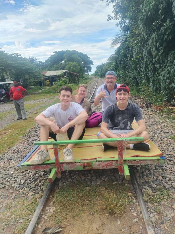 Secret Countryside Rice fields-Bamboo Train/Bat Cave - Reaching the summit without a punishing climb