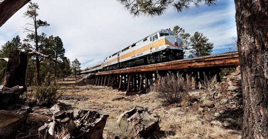 Sedona, AZ: Grand Canyon Guided Tour and Historic Railway - Riding the Grand Canyon Railway from Williams