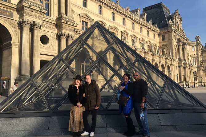 See 15+ Top Sights Paris Tour with Fun Guide, (Walking and Metro Tour) - The Louvre and the final walk to the Pyramid