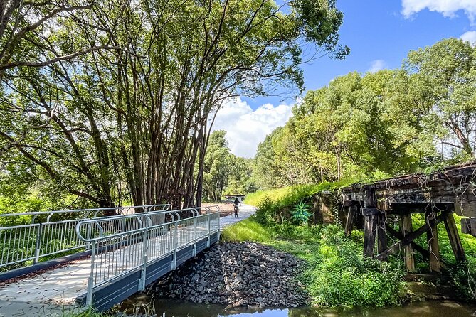 Self Guide E Bike Tour - Husk Distillery, Rainforest & Rail Trail - Mooball to Crabbes Creek and the first tunnel