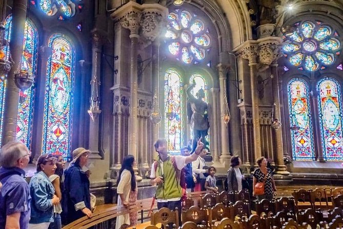 Semi-Private Montserrat Monastery, Funicular & Scenic Nature Walk - Taking the steep Sant Joan Funicular