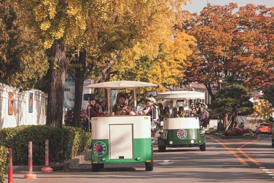 Seoul: Guided Tram Tour with Snacks and Hidden Alleys - Why a pedal tram is a smart way to see Seoul