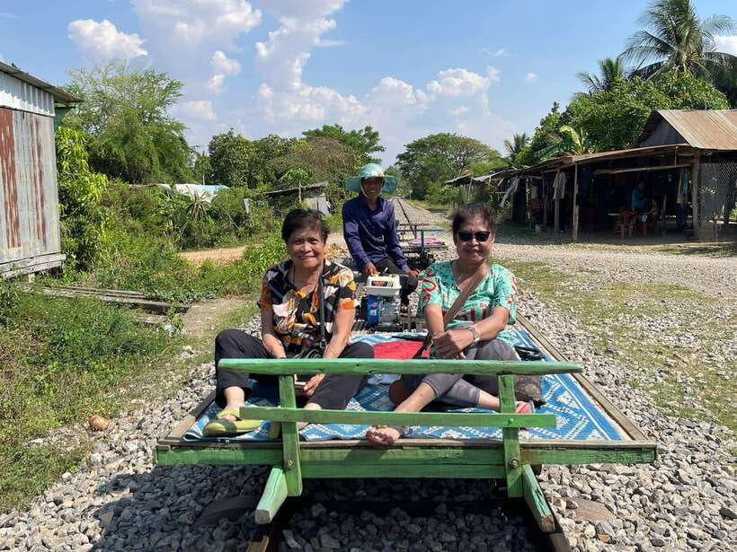 Siem Reap to Battambang: Bamboo Train and Bat Cave - Local lunch before the afternoon ride