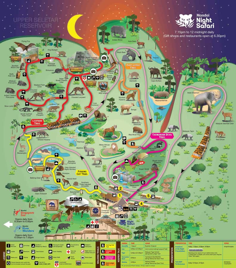 Singapore: Night Safari with Tram Ride and Private Transfer - The tram through six animal zones