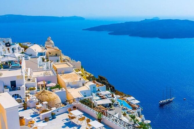 Skip Sky Tram Deluxe Five Hour Santorini Tour - Perivolos Beach closes the day with black sand
