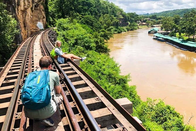 Small Group: Kanchanaburi Death Railway, Erawan Waterfall and Elephant - Erawan Waterfall from 9:00 AM