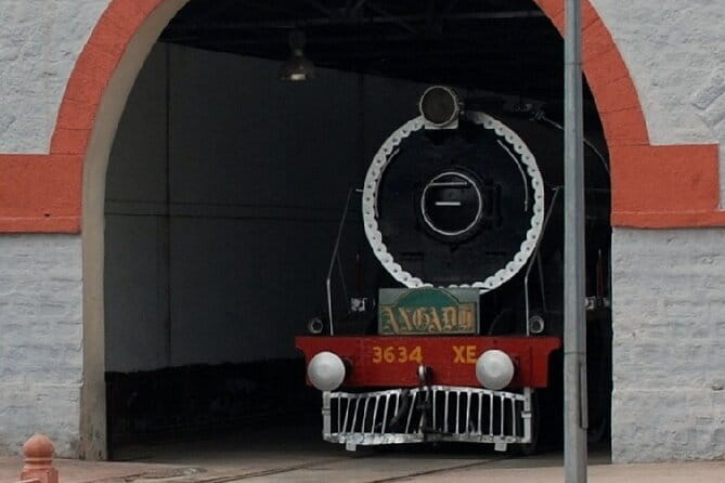 Steam Engines And Railway Museum In Rewari From Delhi - Entering the surviving steam shed