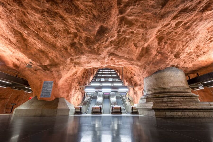 Stockholm Metro Tour - Fridhemsplan, the changeover point