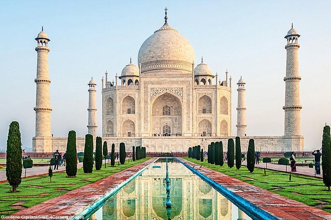 Taj Mahal and Agra Tour By India's Fastest Train - The marble and handicraft stop