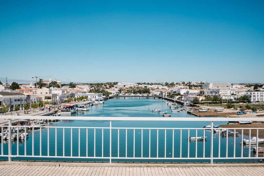 Tavira: Tourist Train City Highlights Tour - Heading out to the Tavira Salines