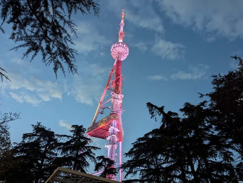 Tbilisi: Mtatsminda Park with Funicular and Cable Car Ride - The funicular tram brings you down at your own pace